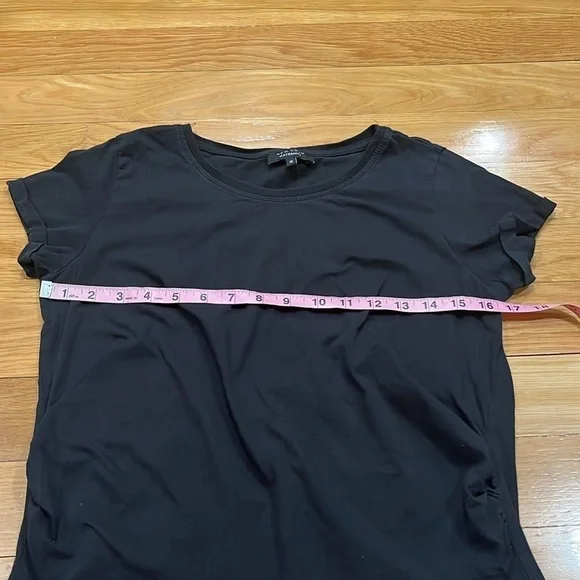 New look maternity black short sleeve shirt size 10. - Picture 5 of 8